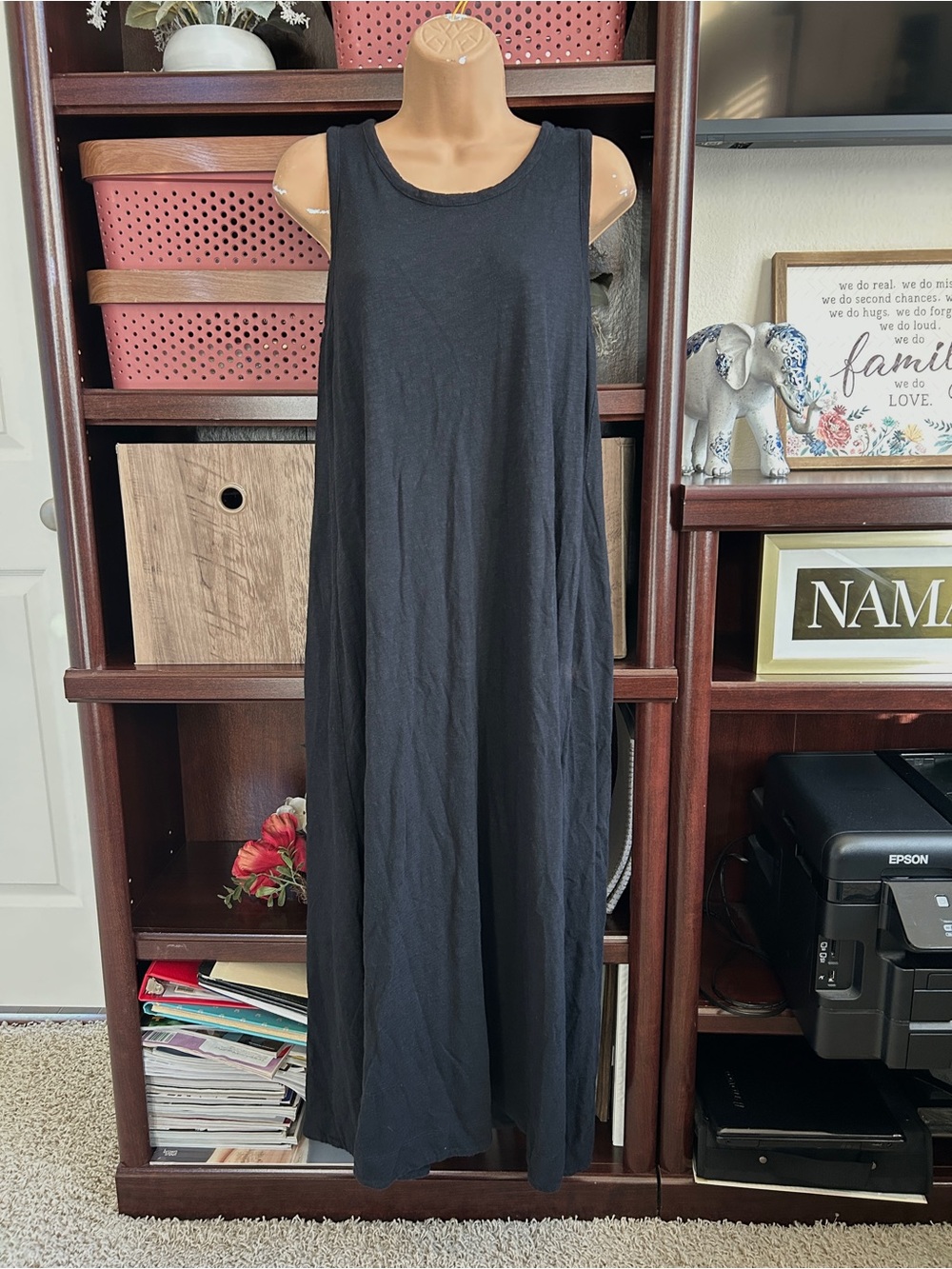 Lou & Grey for LOFT Women’s Small Black Maxi Dress